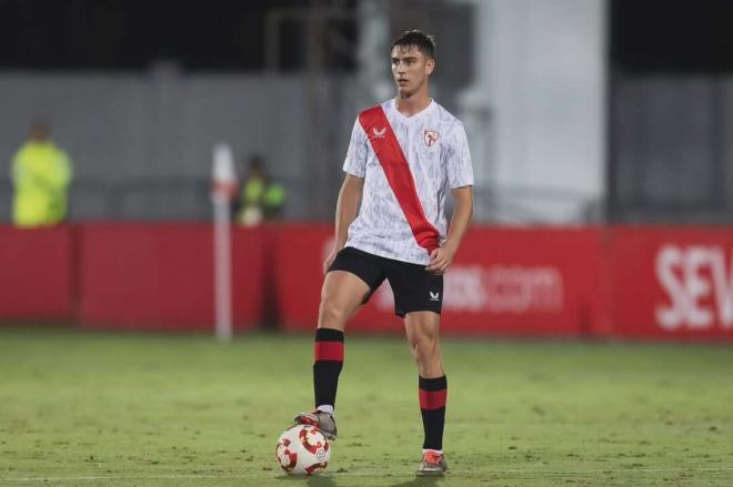 Pablo Rivera, jugando con el Sevilla Atlético (Foto: SFC).