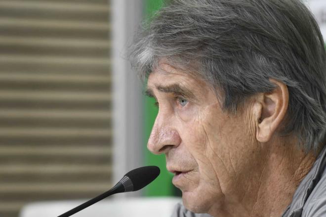 Pellegrini, en la previa del partido ante la Real Sociedad (Foto: Kiko Hurtado).