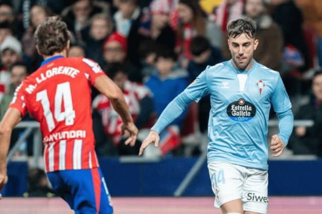 Iker Losada ante Llorente (Foto: ikerlosada_10).