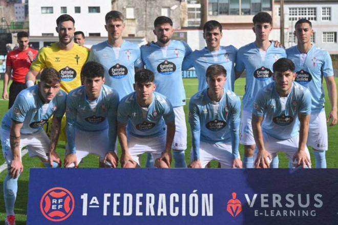 Once titular del Celta ante el Real Unión de Irún (Foto: RC CElta).