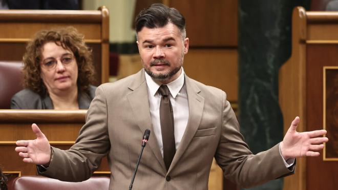 Gabriel Rufián en el Congreso de los Diputados (Europa Press)