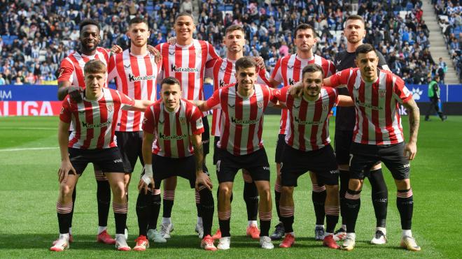 Este es el once que sacaba Ernesto Valverde en Cornellá ante el RCD Espanyol (Foto: Athletic Club)