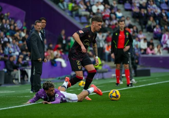 José Ángel Carmona, en el Valladolid-Sevilla (Foto: Cordon Press).