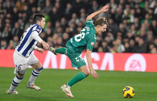 Jesús Rodríguez, ante la Real Sociedad (Foto: Juanjo Úbeda)