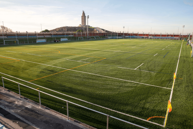 Campos de fútbol de la Torre, en A Coruña.