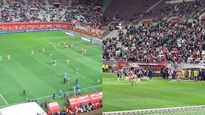 Lío en el Murcia - Sevilla Atlético.