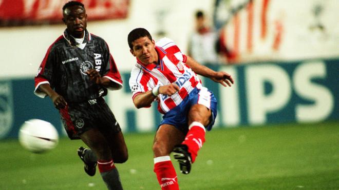 Diego Simeone, durante su etapa en el Atlético de Madrid (foto: Cordon Press).