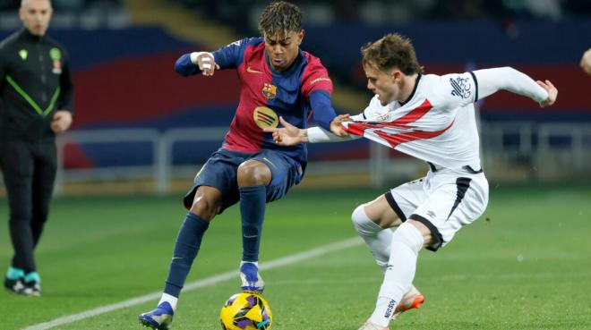 Lamine Yamal, durante el Barcelona-Rayo (foto: Cordon Press).