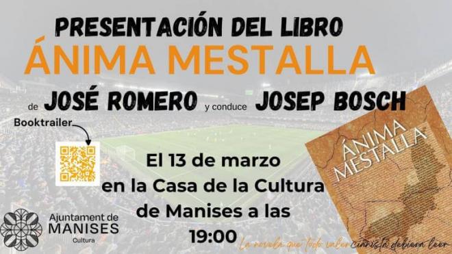 Libro Ánima Mestalla, que urde un plan para echar a Peter Lim será presentado en Manises