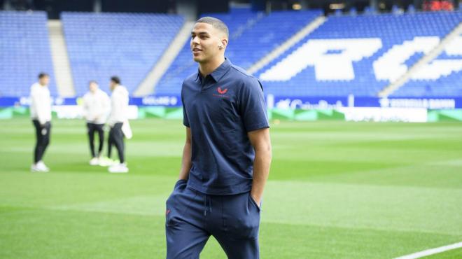 Maroan Sannadi, listo para jugar ante el RCD Espanyol en Cornellá; no se esperaba lo que le iba a pasar (Foto: Athletic Club).