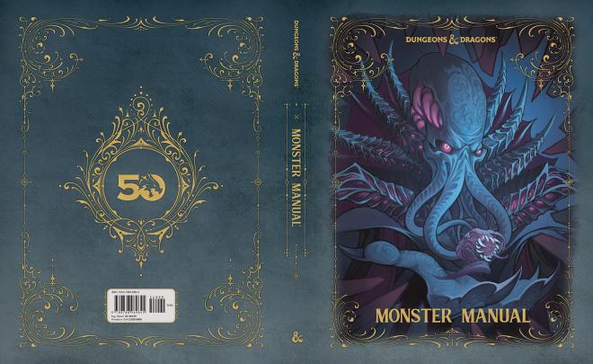 La cubierta alternativa del nuevo Monster Manual de D&D