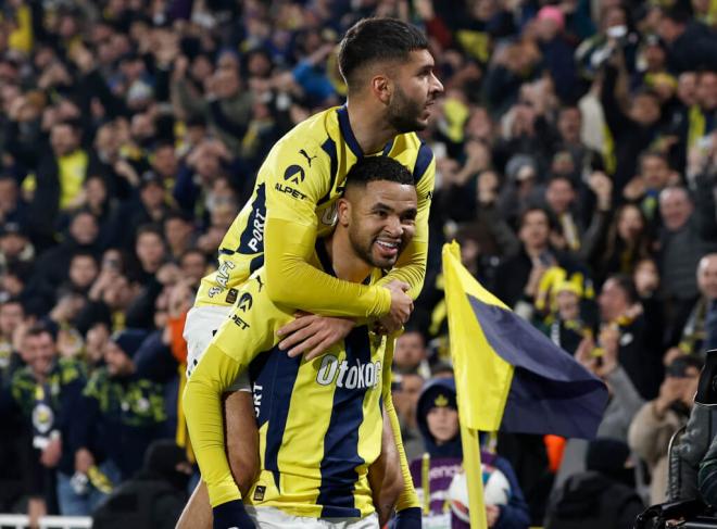 Youssef En-Nesyri, celebrando uno de sus últimos goles (Foto: Fenerbahce).