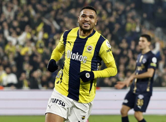 Youssef En-Nesyri, celebrando uno de sus últimos goles (Foto: Fenerbahce).