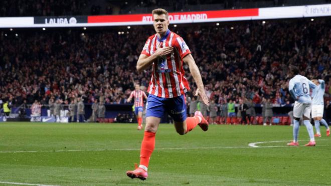 Sorloth celebra su gol frente al Celta de Vigo (Cordon Press)