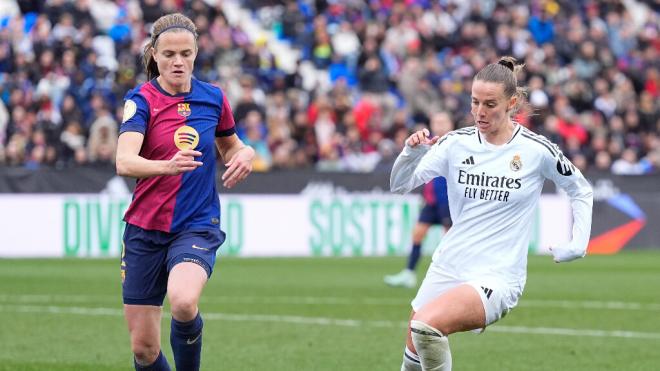 Irene Paredes y Sandie Toletti en el Clásico femenino (Fuente: Europa Press)