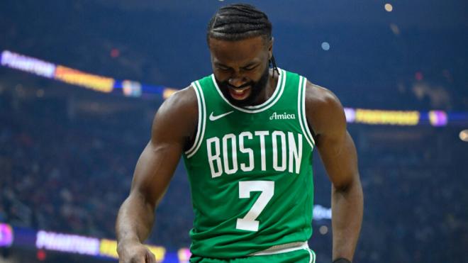 Jaylen Brown en un partido con los Boston Celtics (Cordon Press)