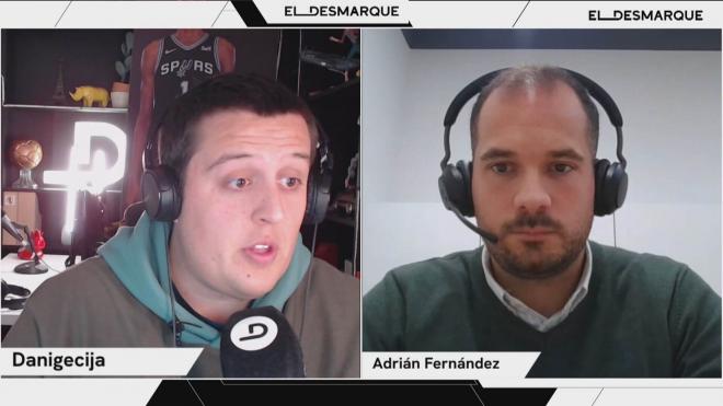 Adrián Fernández en el twitch de ElDesmarque