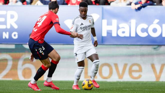 Vinicius en el partido contra el Osasuna (Cordon Press)