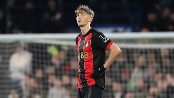 Dean Huijsen en un partido con el Bournemouth (Cordon Press)