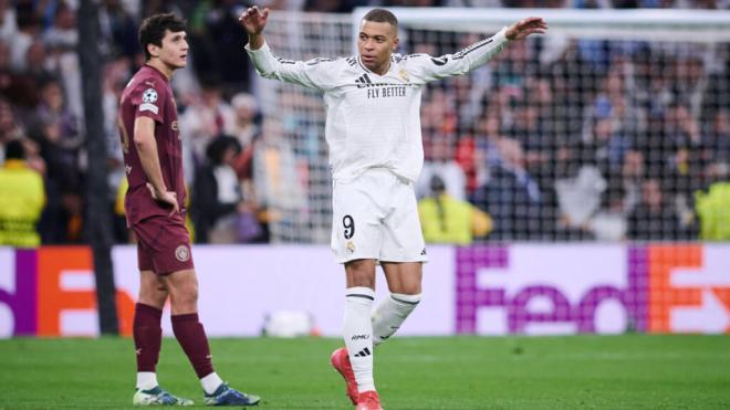 Kylian Mbappé, durante el Real Madrid-Manchester City (foto: Cordon Press).