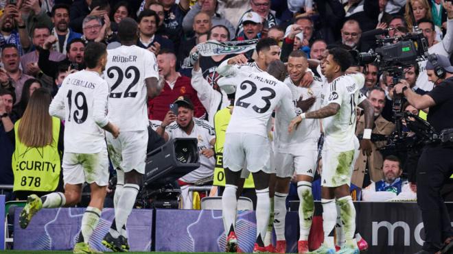 El Real Madrid celebra el pase a octavos ante el Reakl Madrid (foto: Cordon Press).