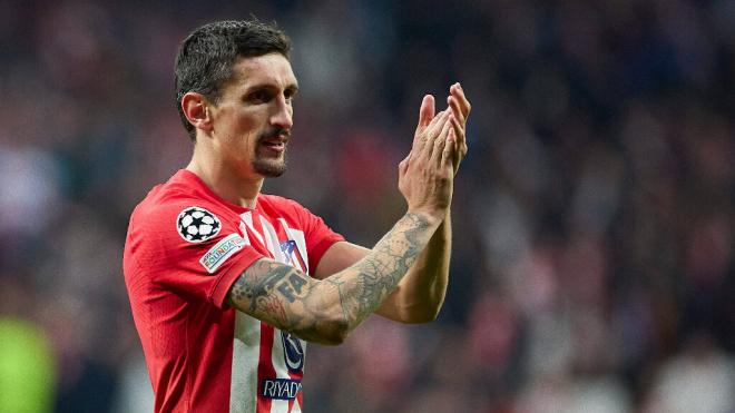 Stefan Savic, en un partido con el Atlético de Madrid (Cordon Press)