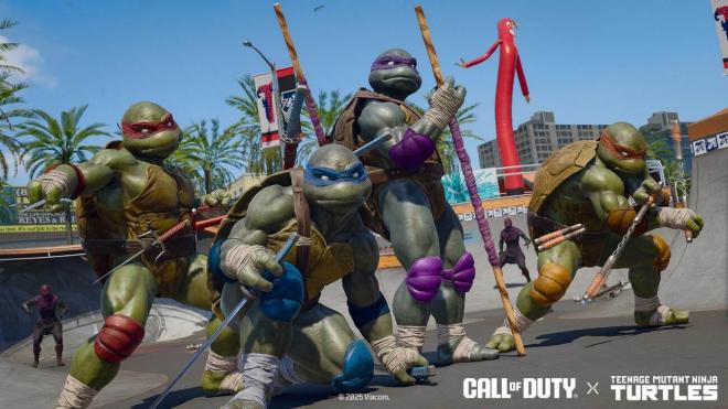 Las Tortugas Ninja llegan a Call of Duty