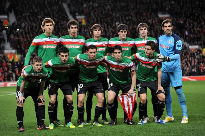 Once del Athletic que conquistó Old Trafford en 2012 con Marcelo Bielsa (Foto: Cordon Press).