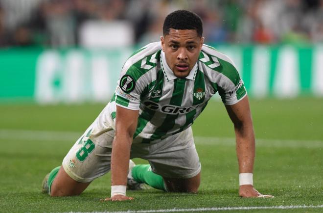 Vitor Roque, en el Betis-Gent (Foto: Kiko Hurtado).