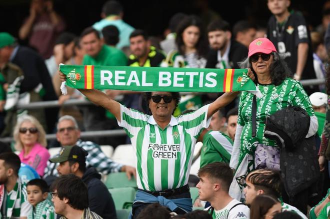 La afición verdiblanca, en el Betis-Gent (Foto: Kiko Hurtado).