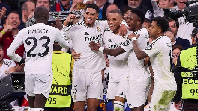 El Real Madrid celebra un gol frente al Manchester City (Cordon Press)