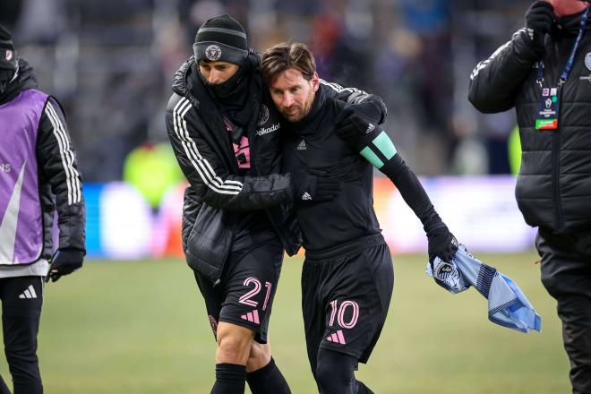 Leo Messi, tras el Sporting Kansas City-Inter Miami (Foto: Cordon Press).