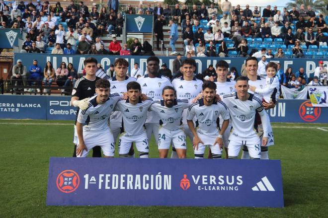 Moussa, como titular en un partido del Marbella. (Foto: MFC)