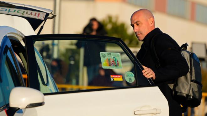 Luis Rubiales llegando a la Audiencia Nacional (Cordon Press)