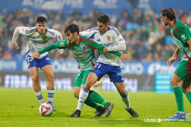 Lance del Real Zaragoza - Granada de la primera vuelta (Foto: LALIGA).