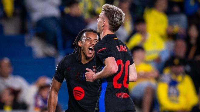 Dani Olmo, celebrando su gol contra Las Palmas (@fcbarcelona)