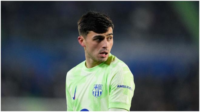 Pedri, en un partido con el FC Barcelona. (Foto: Europa Press)