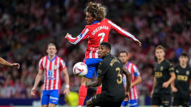 Griezmann en el partido contra el Valencia (Europa Press)