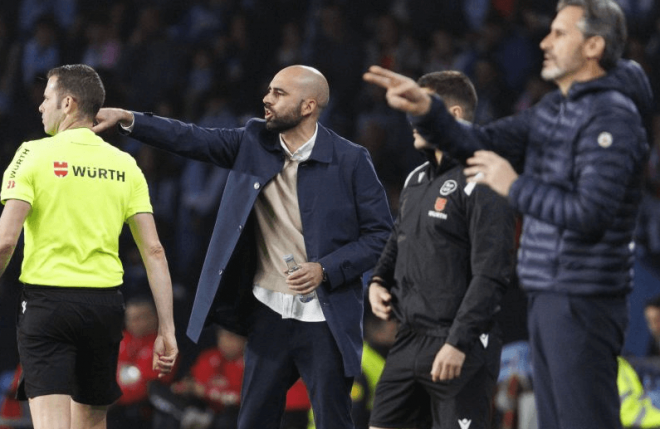 Claudio Giráldez ante CA Osasuna en Balaídos (Foto: LaLiga).