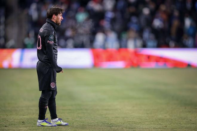 Leo Messi, en el partido de Inter Miami (FOTO: Cordón Press).