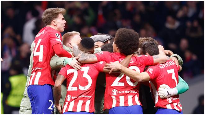 El Atlético de Madrid celebrando una victoria. (Foto: Europa Press)