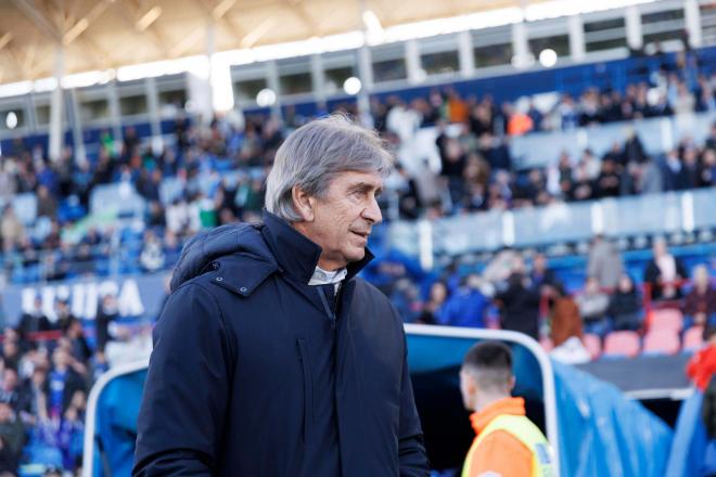 Manuel Pellegrini, ante el Getafe (Foto: Cordon Press).