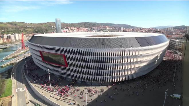 San Mamés ha visto goles del Athletic Club pero también algunas situaciones bastante más desagradables este domingo.