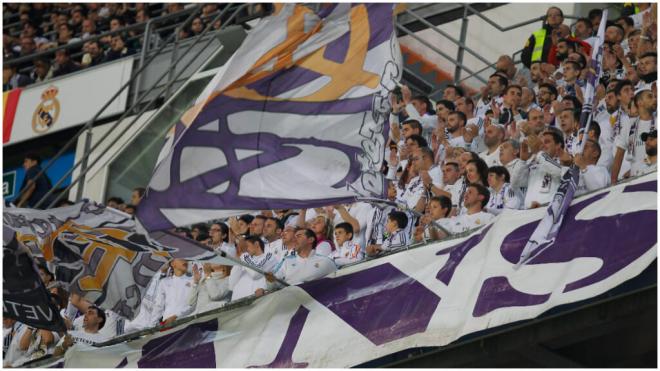 La grada del Santiago Bernabéu. (Foto: Cordon Press)