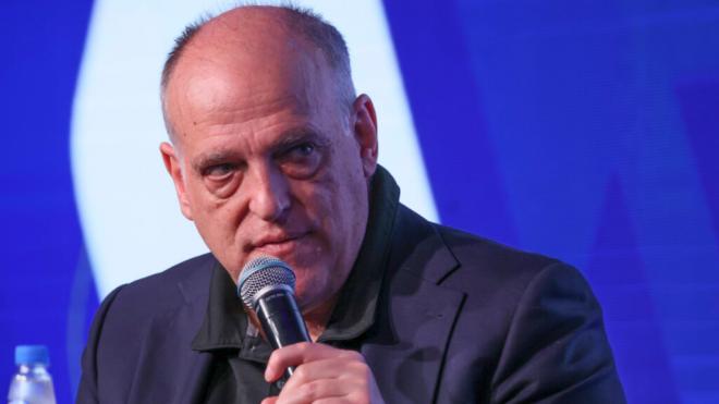 Javier Tebas en una entrevista (Cordon Press)