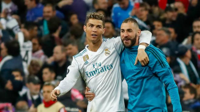 Karim Benzema y Cristiano Ronaldo (Europa Press)