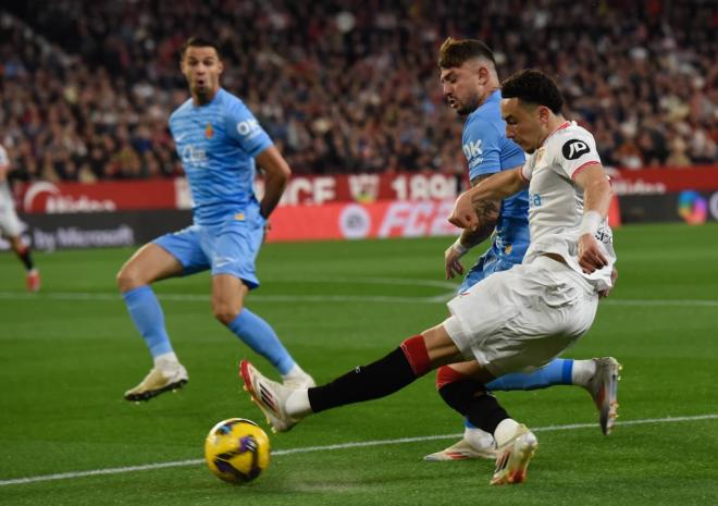 Rubén Vargas, en el Sevilla-Mallorca de la pasada temporada (Foto: Kiko Hurtado).