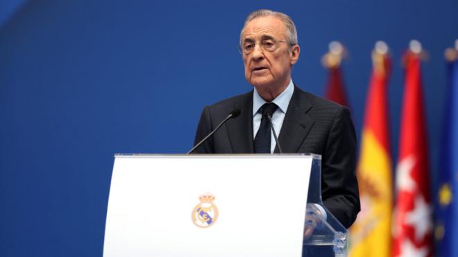 Florentino Pérez, en un acto del Real Madrid (Cordon Press)