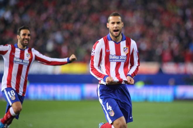 Mario Suárez en el Atlético de Madrid (Cordon Press)