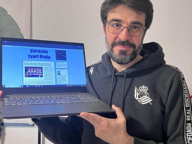 Una de las entradas del blog Corazón Txuri Urdin de Juan Rodríguez sobre la Real Sociedad.